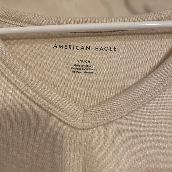 Oatmeal insanely soft v neck - Picture 3 of 3